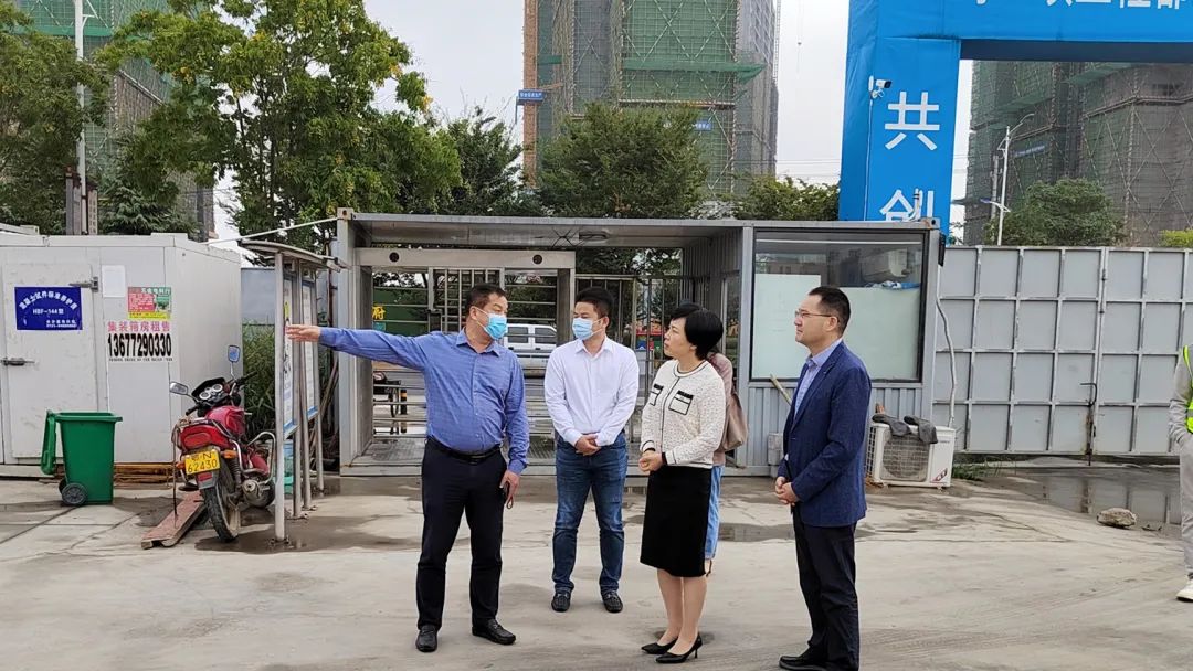 潜江市委常委、宣传部部长王玉梅调研中伦新天地项目