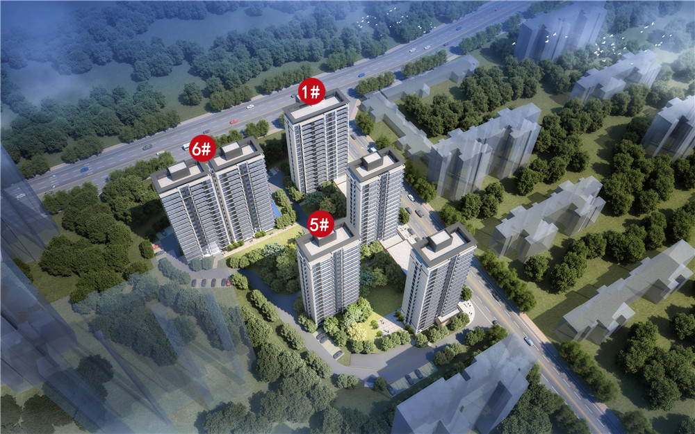 中玶·熙郡建面约108-125㎡毛坯房源在售