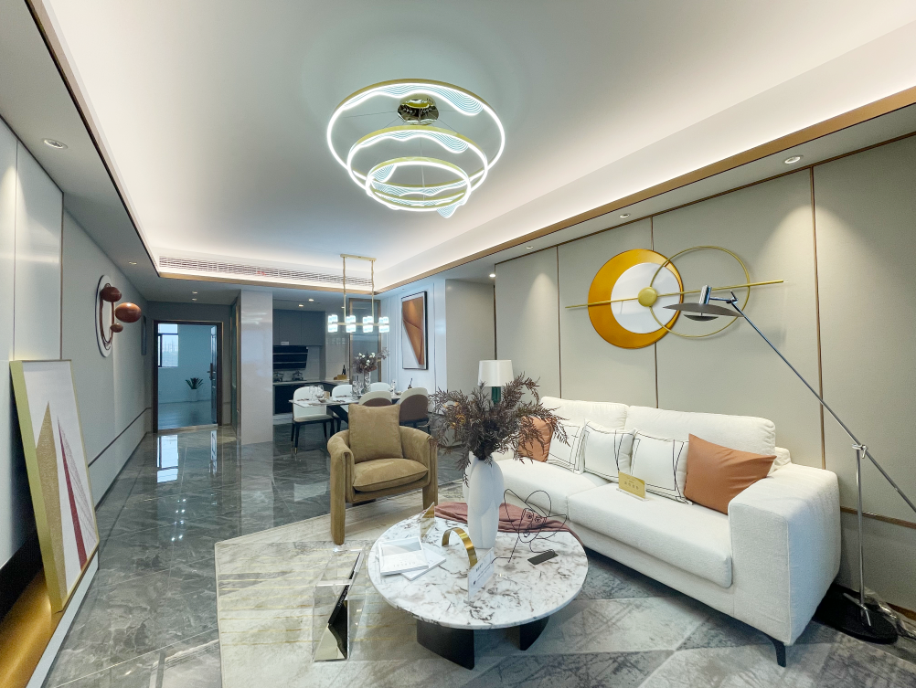 东城壹号 | 令人心动的大面宽客厅，缔造质感生活