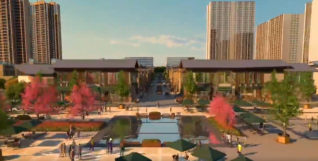 潜江主城有一种人居生活坐标做【中伦·新天地】