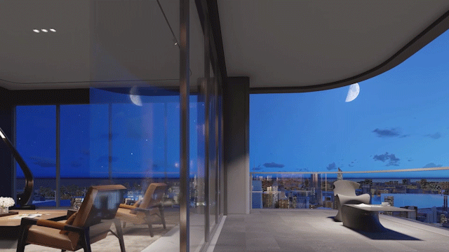 恩杰当代上品MOMΛ L型瞰湖阳台，生活佳境从此延伸