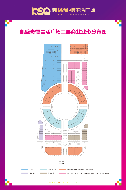 二层业态分布图