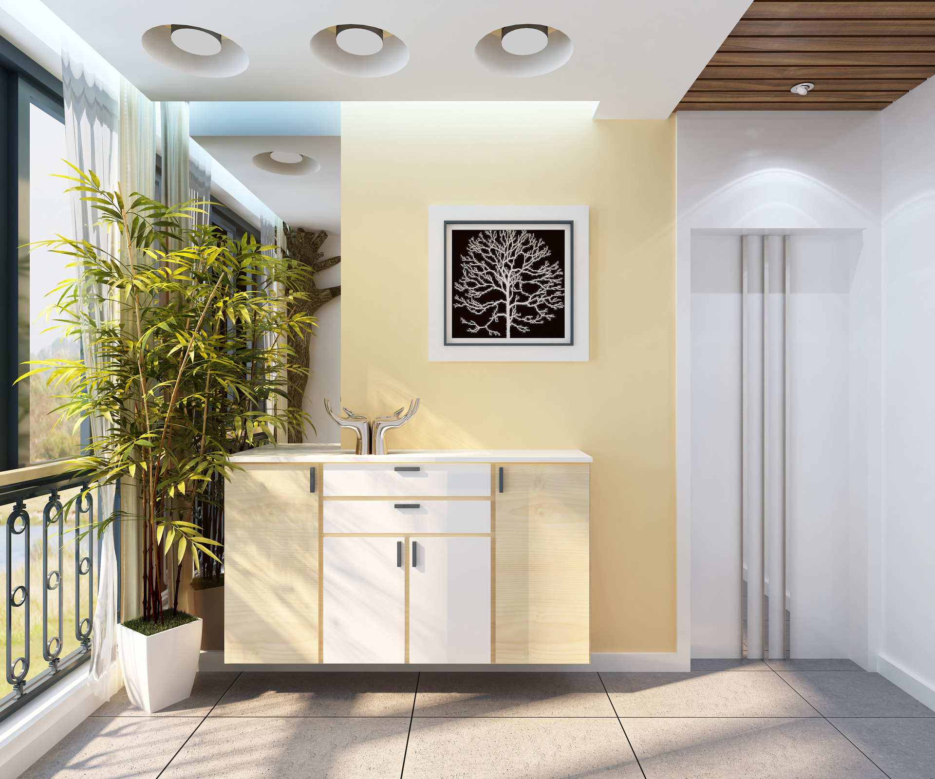 东升·林语漫城约141㎡户型丨入户花园设计,享百变灵动空间