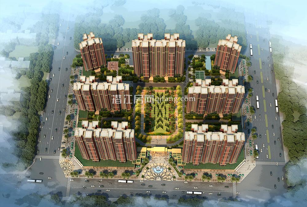 海韵丽景园鸟瞰图