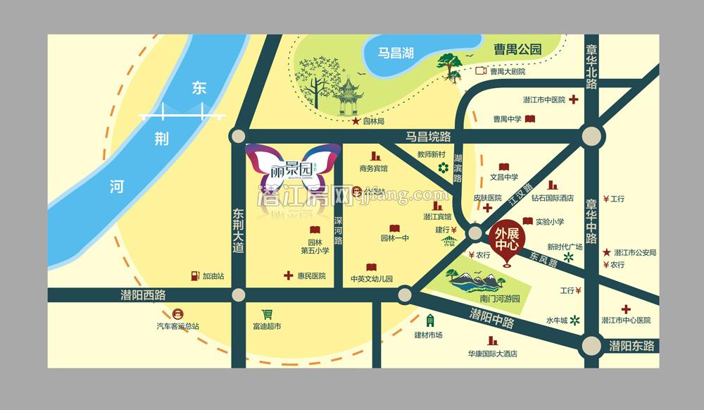 海韵丽景园项目区位