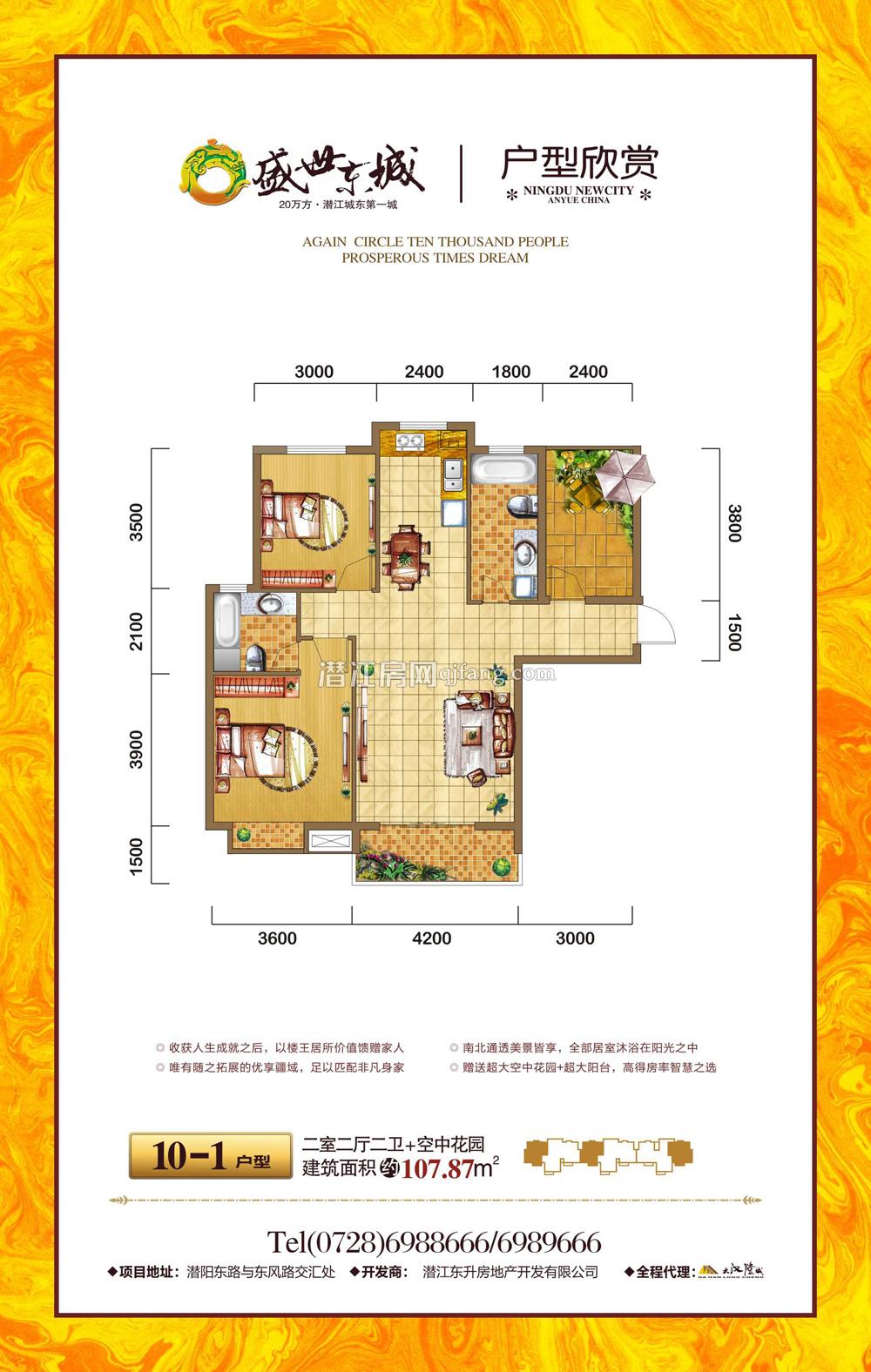 盛世东城10-1户型 户型图
