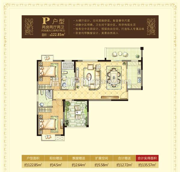 中润金桥郡二期P户型 