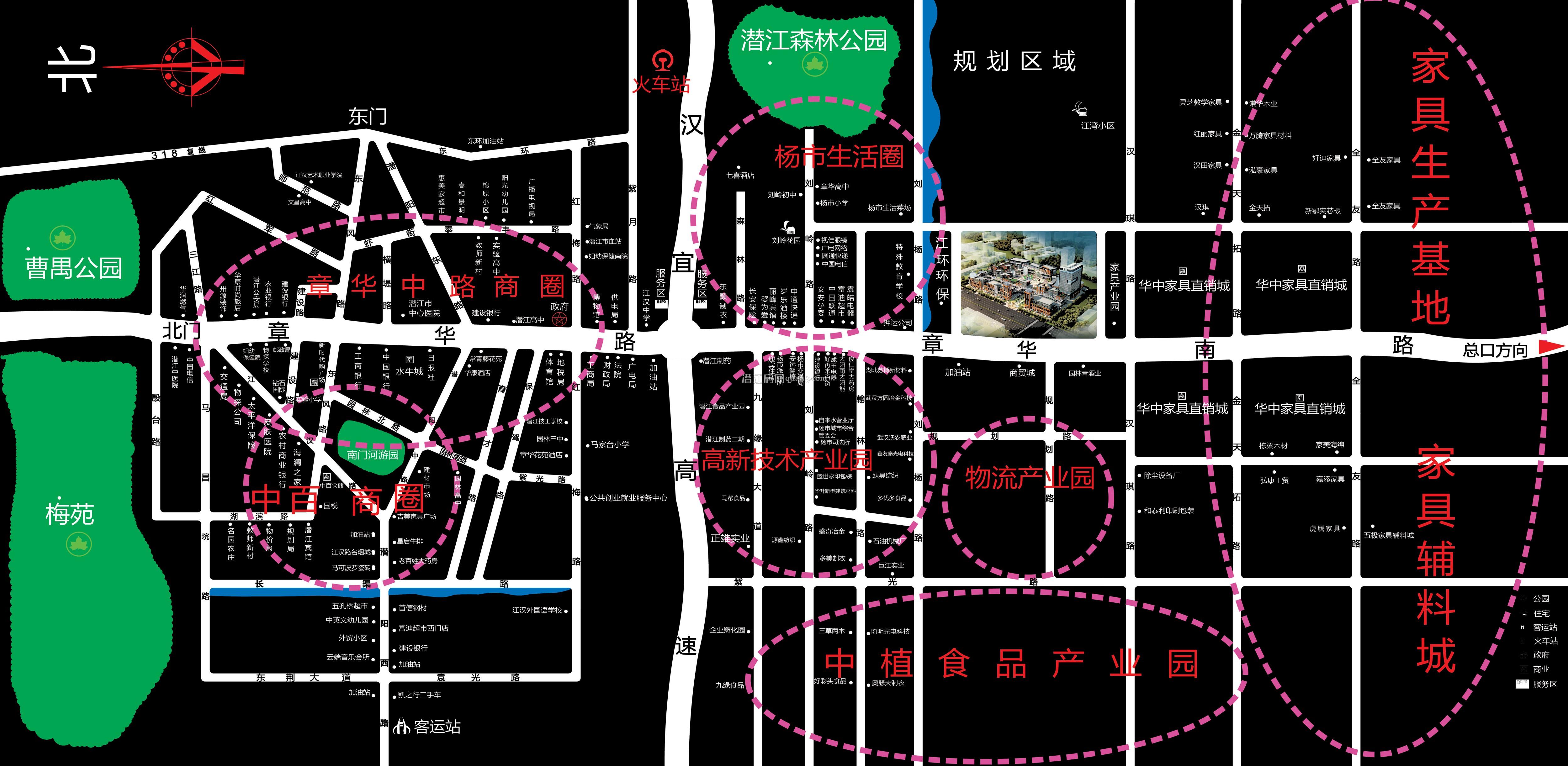 润泰·时代天街区位图