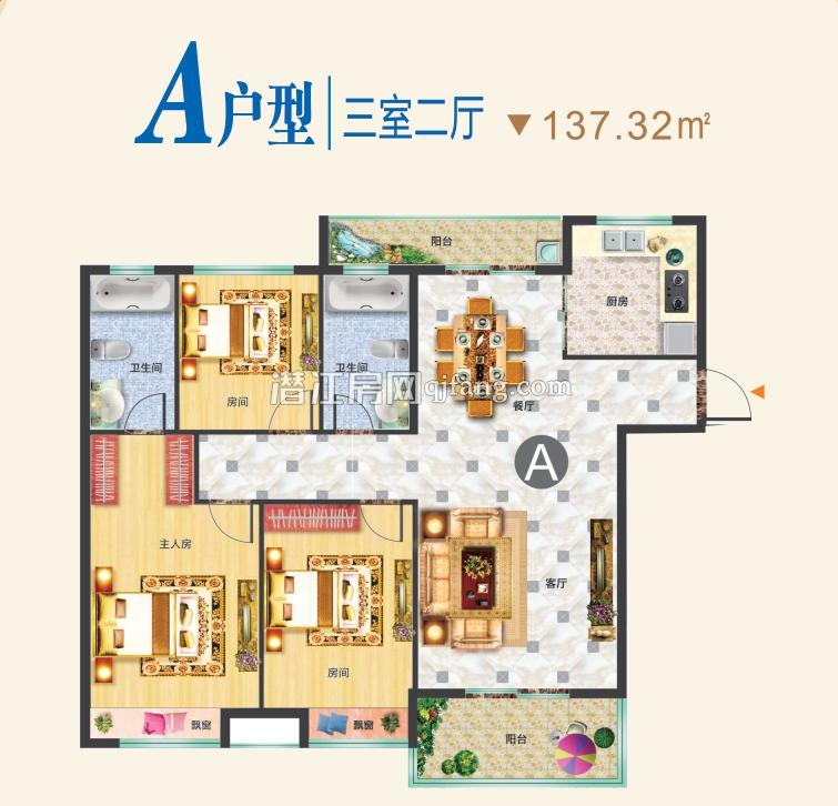 城西停车广场A户型户型图