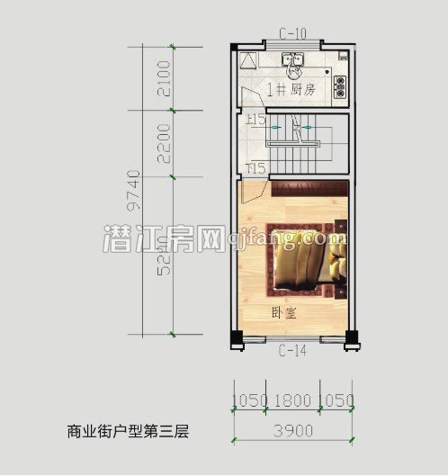 潜南星城商业街第三层 