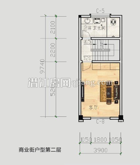 潜南星城商业街第二层 