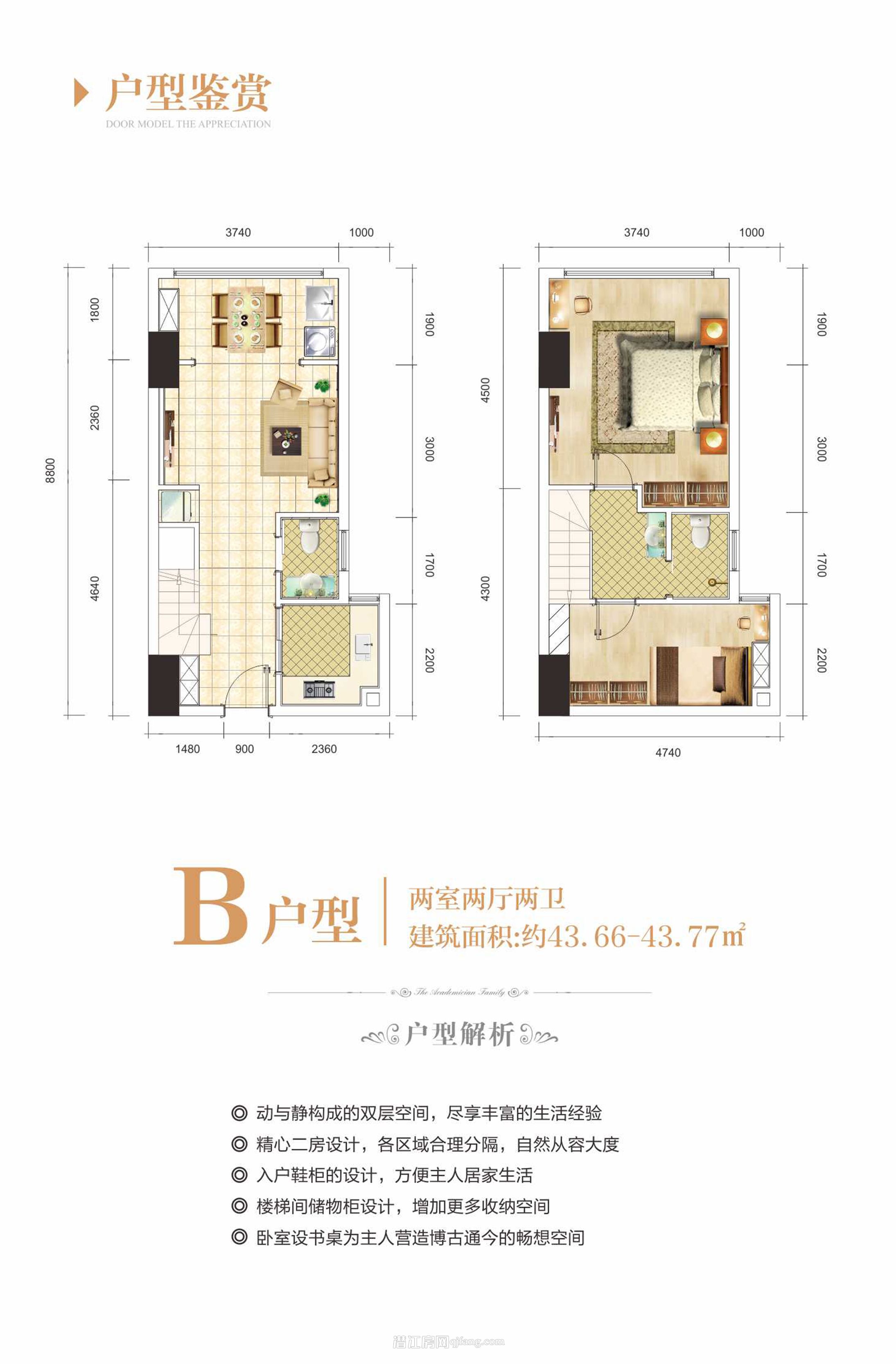 鑫园未来城B户型户型图