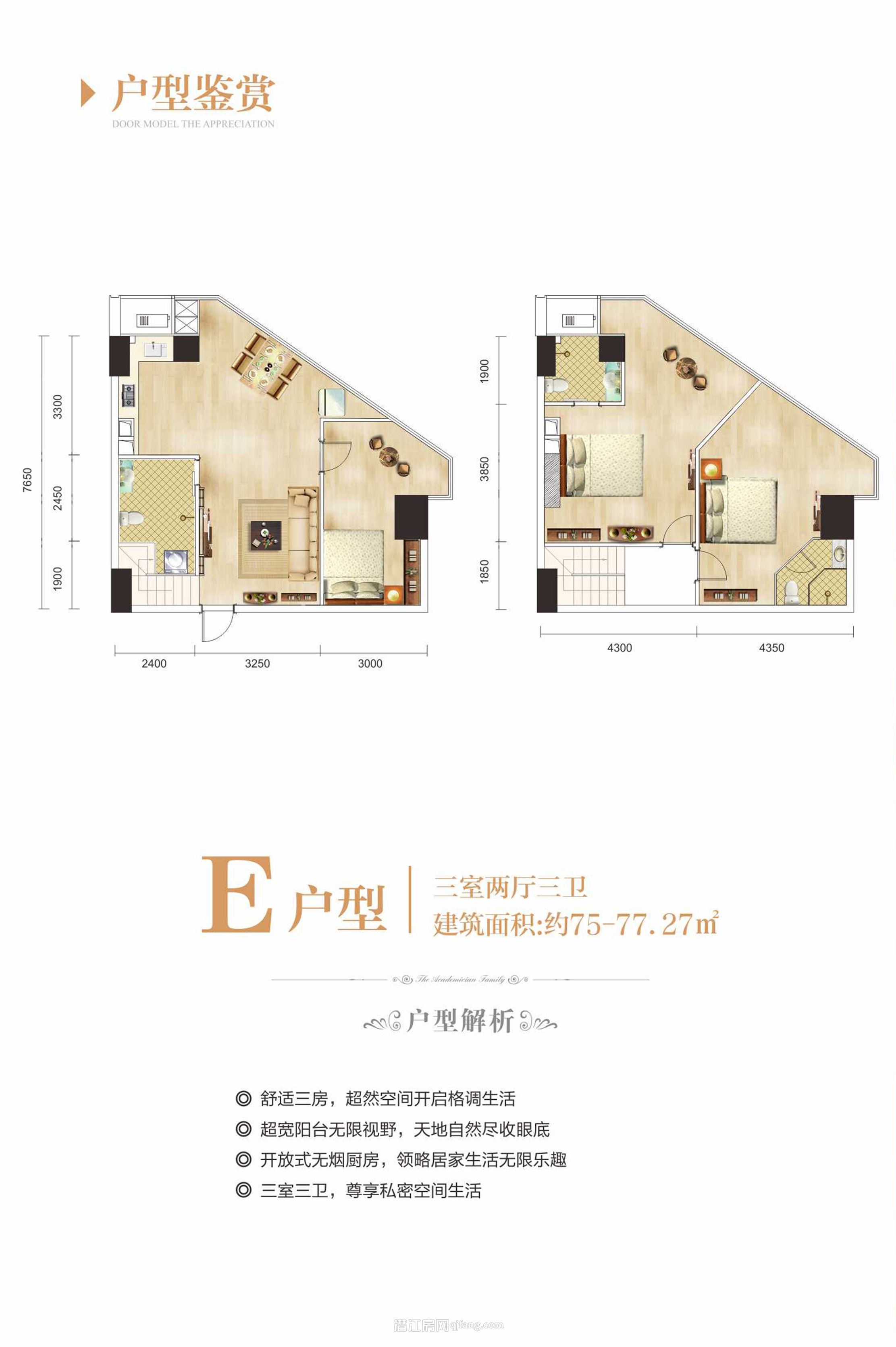 鑫园未来城E户型户型图