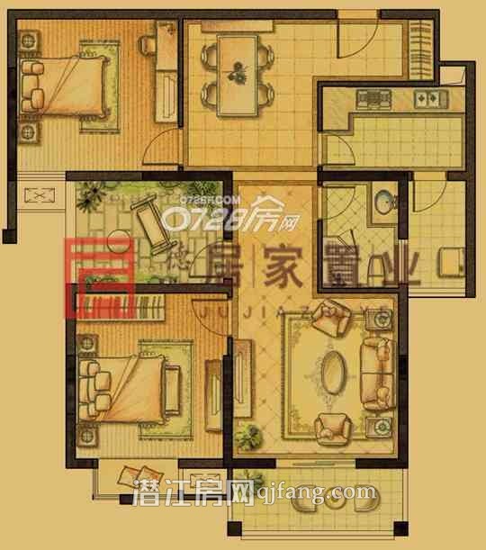 金桥郡精装修拎包入住