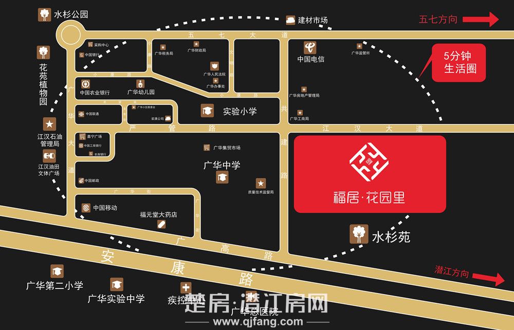 福居·花园里区位图