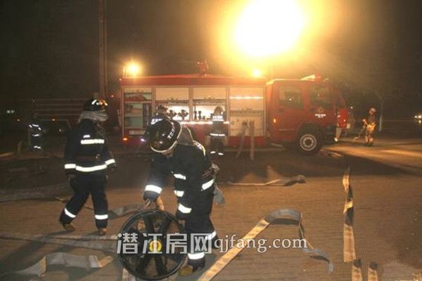 消防中队开展灭火演练 为节日期间做好保障