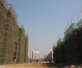 金江星城3月份工程进度 最高建设至第9层