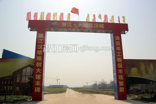 大雄江汉城3月份工程进度 二区已全面开工