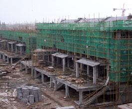 盛世龙城5月份工程进度 一期花厅HOUSE、别墅同步建设