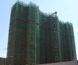 盛世东城七月工程进度 三期9栋10栋已封顶