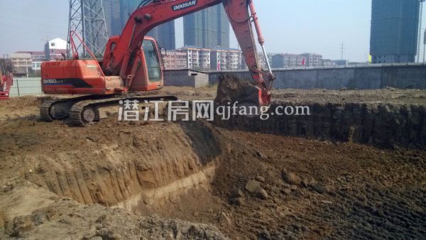 乐活春天十月工程进度 项目正式开挖