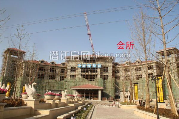 中南世纪城十一月工程进度：1#、4#同时施工