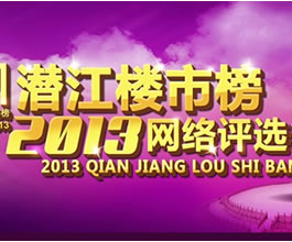 2013年潜江楼市榜网络评选