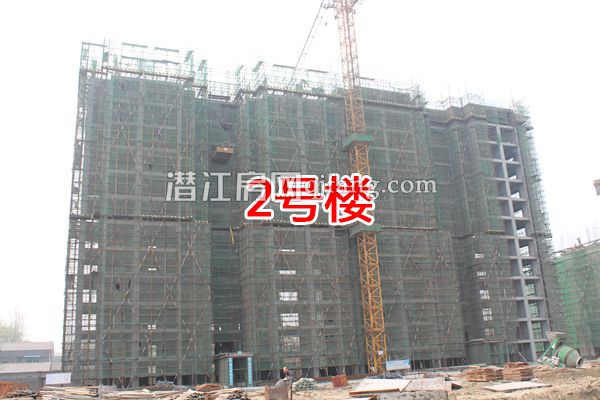 绿城熙园4月工程进度 3号楼建至16层