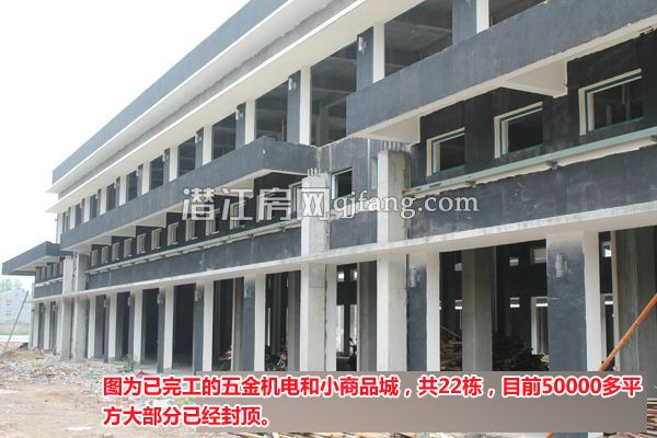 大雄江汉城4月工程进度