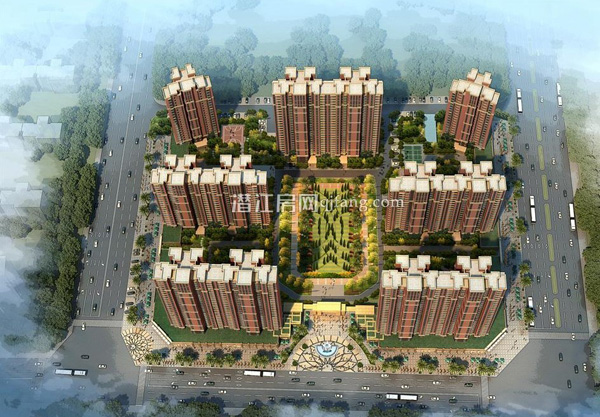 海韵丽景园鸟瞰图