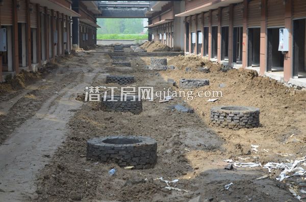 大雄江汉城4月工程进度:一期建材城进入交房