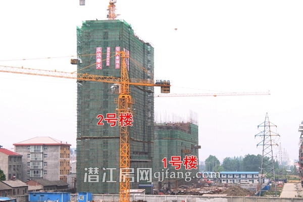 乐活春天5月工程进度 1号楼建至第9层