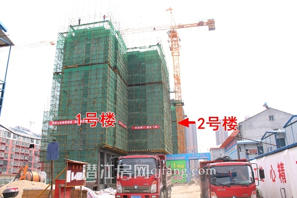 乐活春天5月工程进度 1号楼建至9层