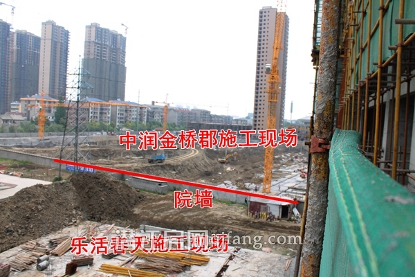 乐活春天5月工程进度 1号楼建至9层