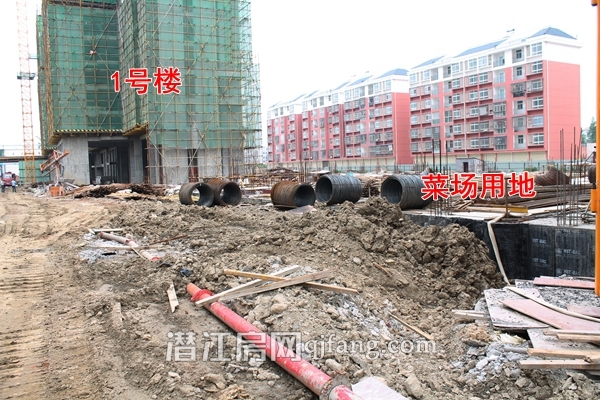 乐活春天5月工程进度 1号楼建至9层