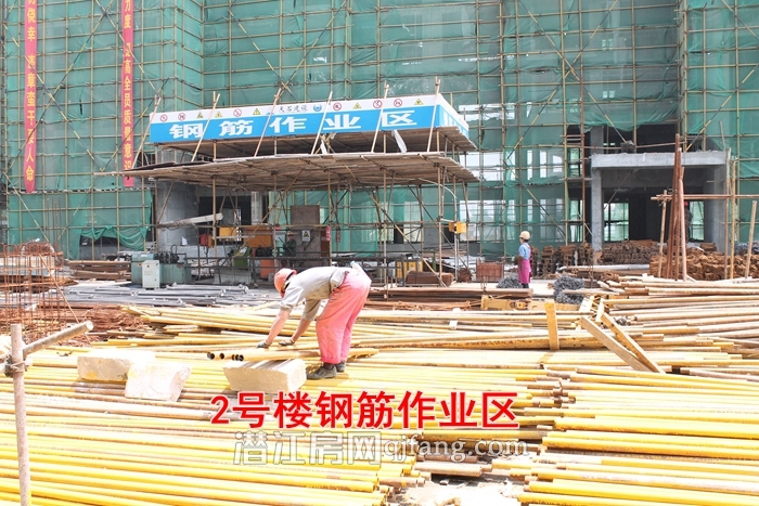 海韵丽景园5月工程进度 3号楼建至16层