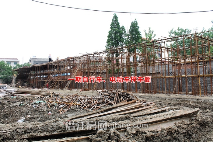 中润金桥郡5月工程进度 二期已经打桩完成