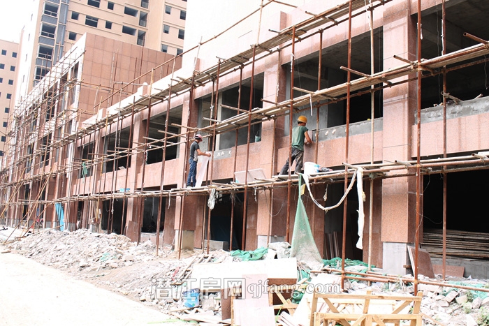 中润金桥郡5月工程进度 二期已经打桩完成