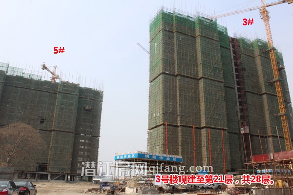 海韵丽景园6月工程进度