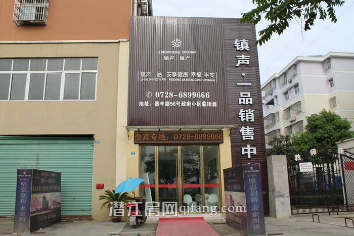 镇声一品7月工程进度 1、2号楼喜封金顶