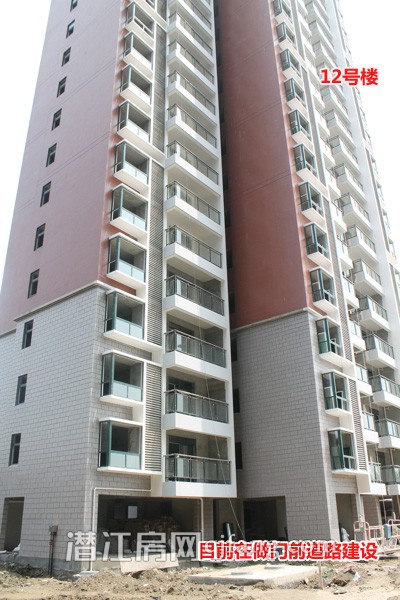 盛世东城8月工程进度:小区内部正在做绿化