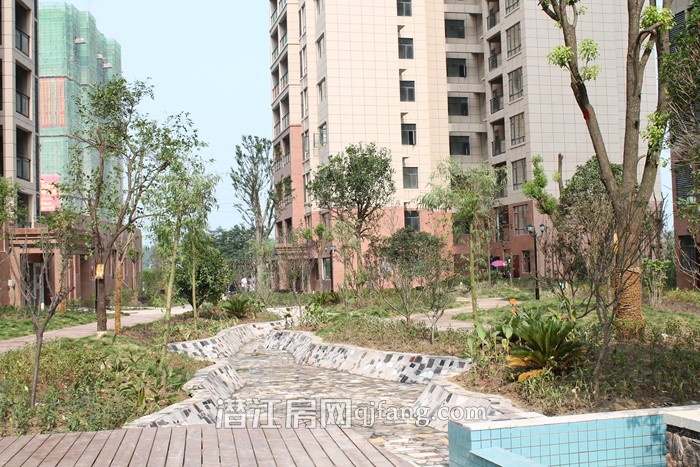 御景豪庭8月工程进度 5号楼建至第14层