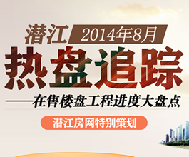潜江2014年8月 在售楼盘工程进度大盘点