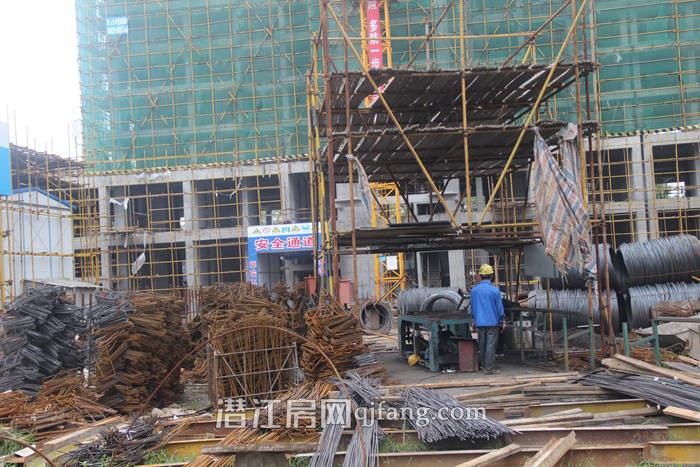 樟华国际8月工程进度 5号楼正在建地上9层