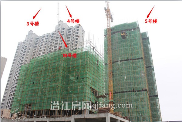 御景豪庭9月工程进度：沿街商铺正在热销中