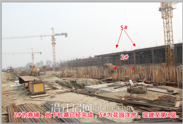 潜江·天下城10月工程进度:1#建至地上一层