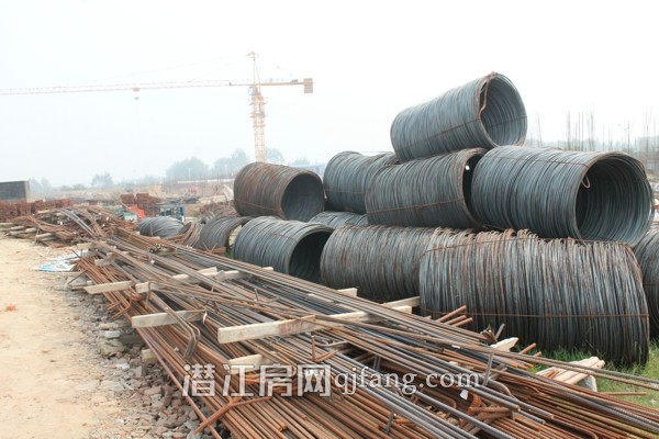 潜江·天下城10月工程进度:1#建至地上一层