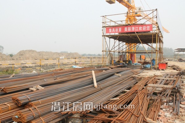 潜江·天下城10月工程进度:1#建至地上一层