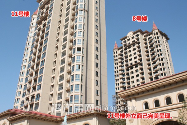 中南世纪锦城11月工程进度:4号楼建至9层