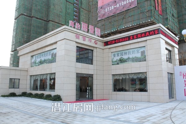 海韵丽景园11月工程进度:广场基本呈现